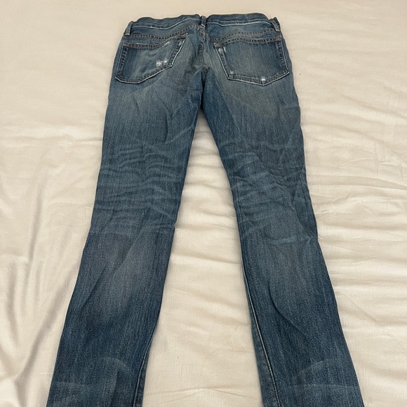 FRAME L’Homme Skinny Distressed Wash Denim Jeans - Picture 4 of 6